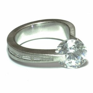 Bunz Tension Diamond Engagement Semi Mount Ring