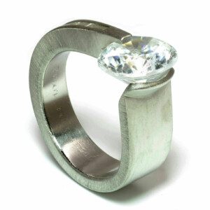 Bunz Tension Diamond Engagement Semi Mount Ring