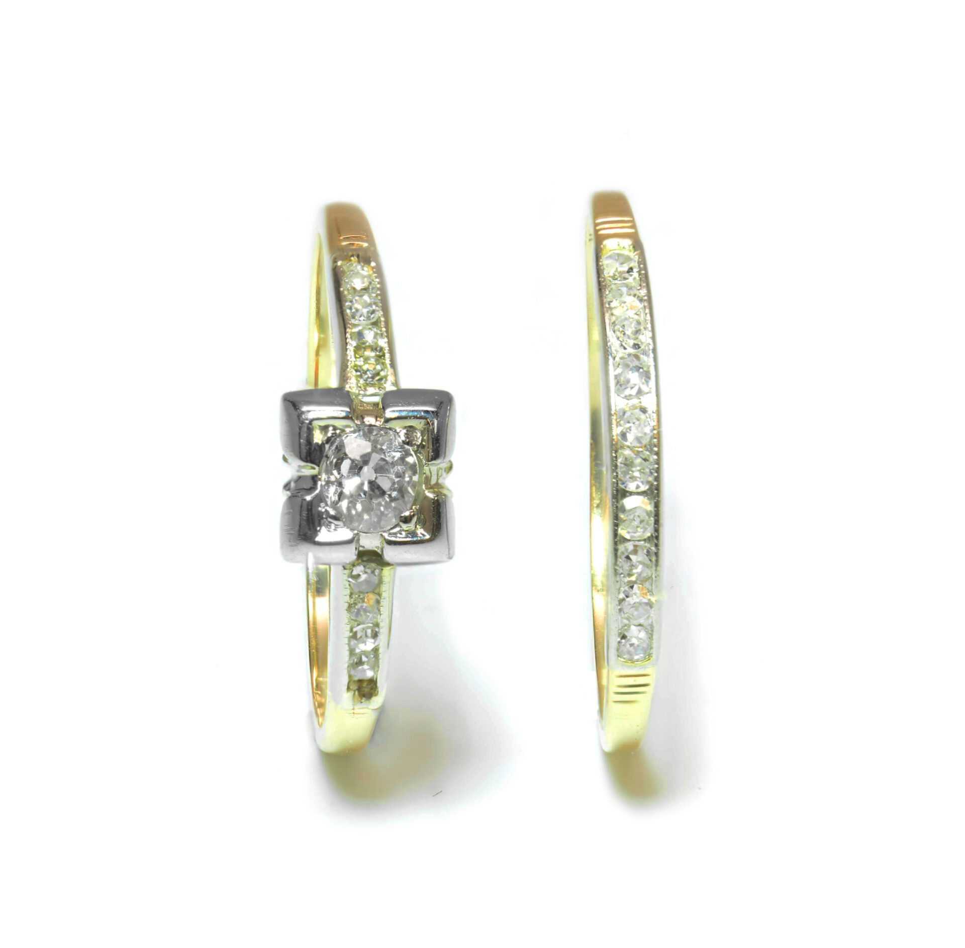 Old-European-Bridal-Wedding-Set-Two-Tone-14k-Gold-34-ct-SI-H-Size-625-172104359562-1