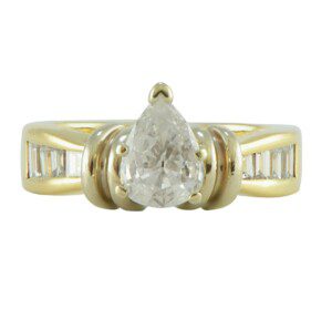 Pear-Diamond-Engagement-Ring-14k-Yellow-Gold-Tappering-Channel-135ct-TW-SZ-6-112454231571