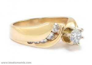 Round-Diamond-Engagement-Ring-Tapering-Sides-in-14k-Yellow-Gold-11-ct-TW-SZ-7-172745558810-3