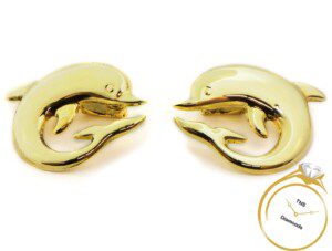 14k-Yellow-Gold-Dolphin-Earrings-Italian-Made-701-Grams-113225792600