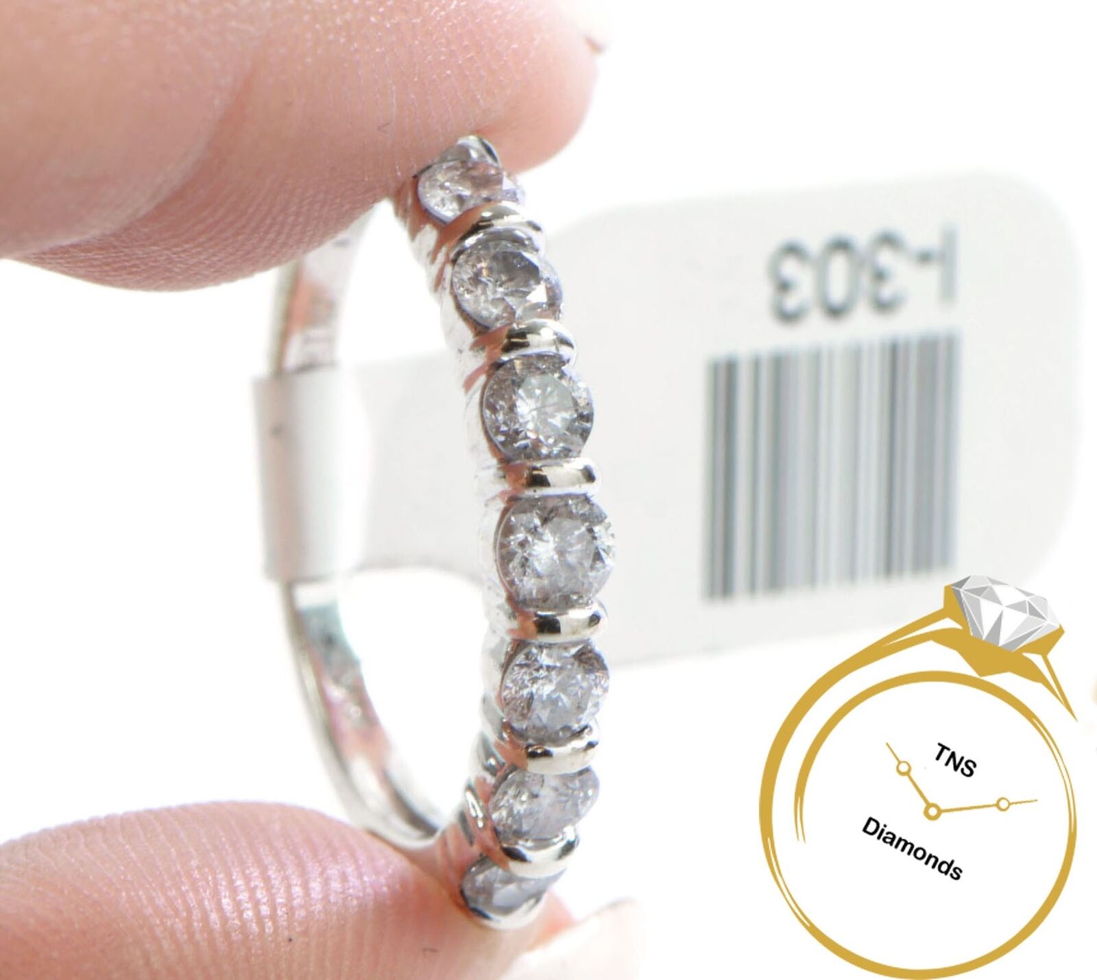 Womens-14k-White-Gold-Round-Diamond-Ring-Wedding-Engagement-Band-Size-625-132795710630-1