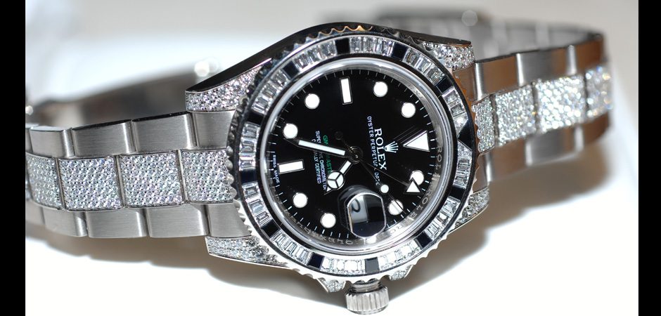 adding diamonds to rolex