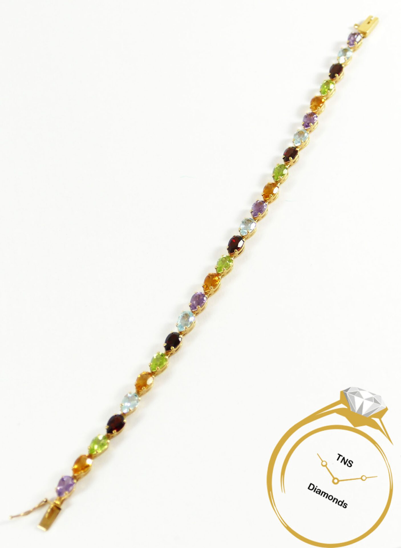 Gabriel & Co. Gold Beaded Gemstone Bracelet - TB4912 | Ben Garelick