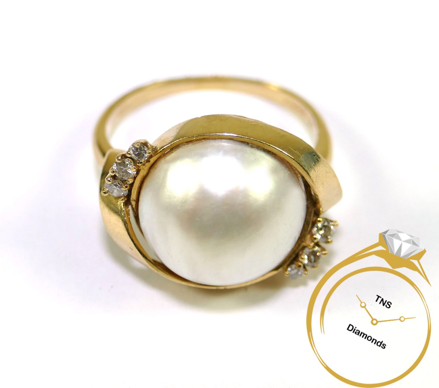 Ring Pearls Stones | Engage Rings Pearls | Ring Pearl Classic | Ring Pearl  Cz - 2 Color - Aliexpress