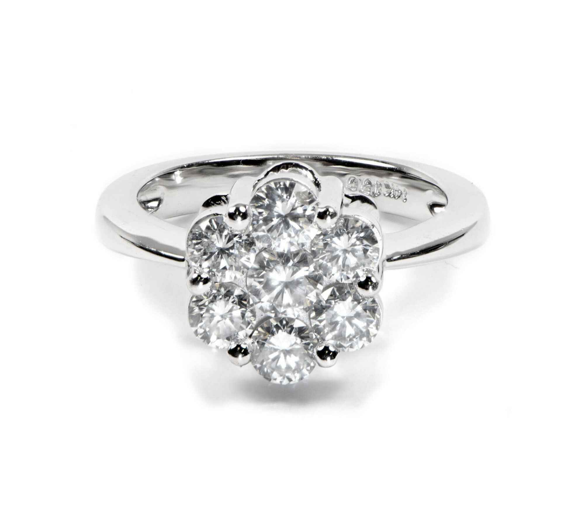 Cluster-Diamond-Engagement-Ring-in-14k-White-Gold-15-ct-TDW-SI1SI2-HI-172071215865