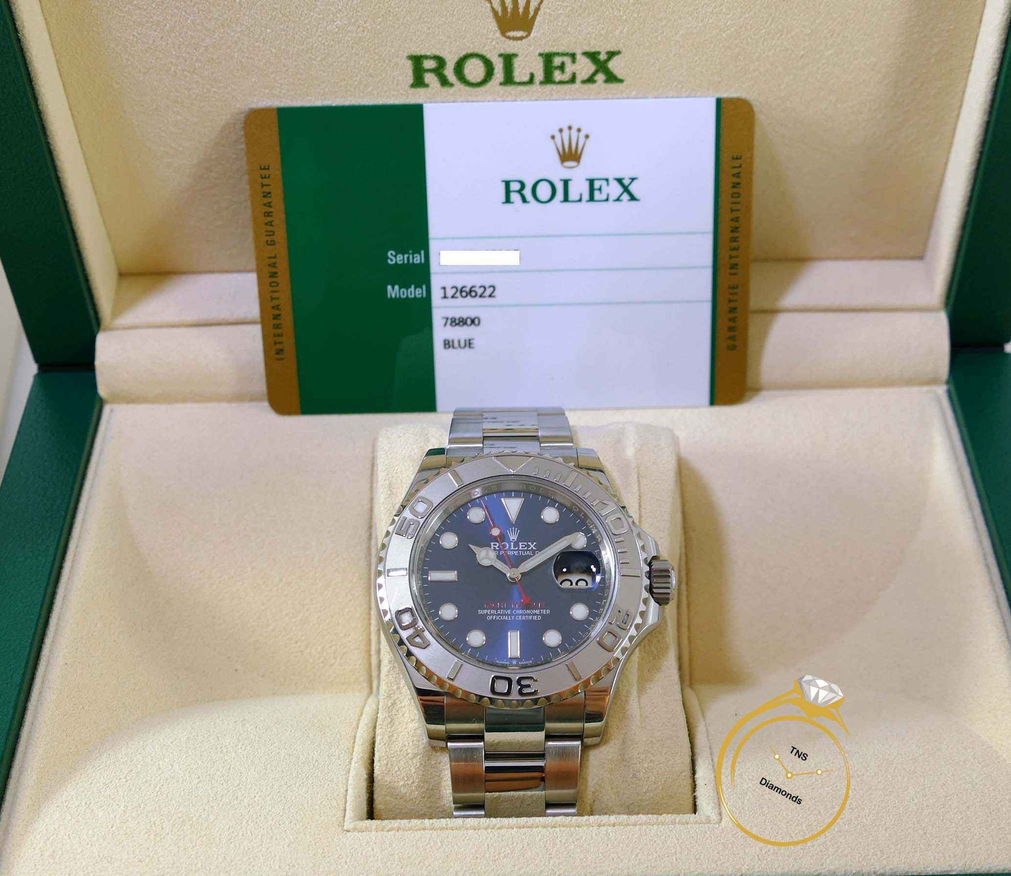 Rolex Yacht Master 116622 Blue Dial with Black Bezel In Steel replica watch  - Replica Magic Watch