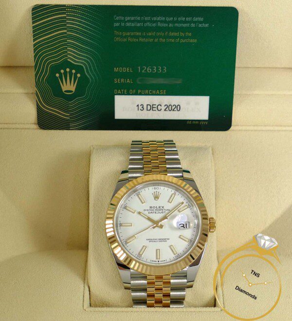 Rolex 126333 White Dial Jubilee New