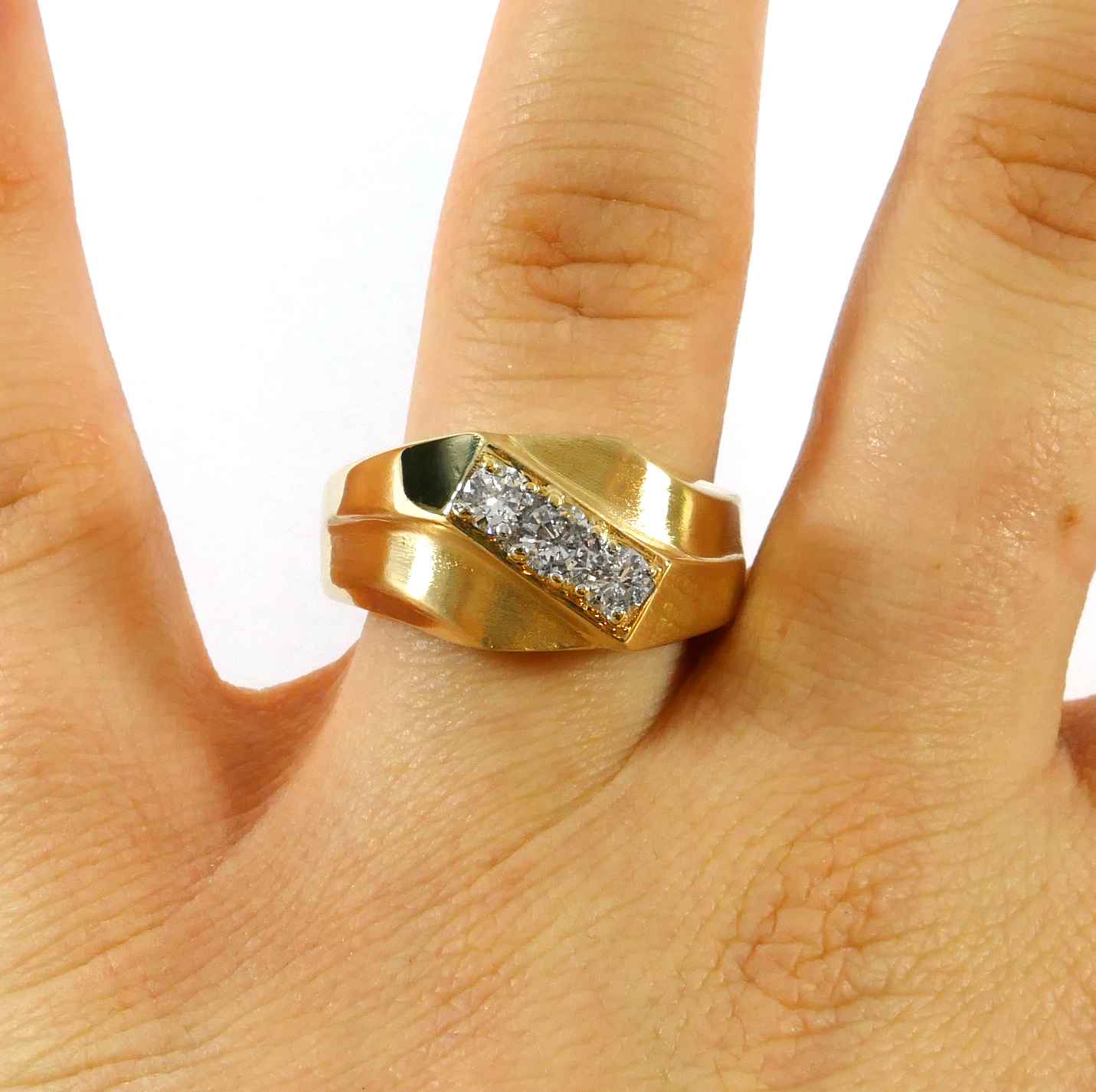 Art Deco Gold Ring Engraved Pattern Natural Gemstones Men Wedding Band,  Floral Vintage Style Man Ring 14k Gold Emeralds Sapphires Rubies - Etsy