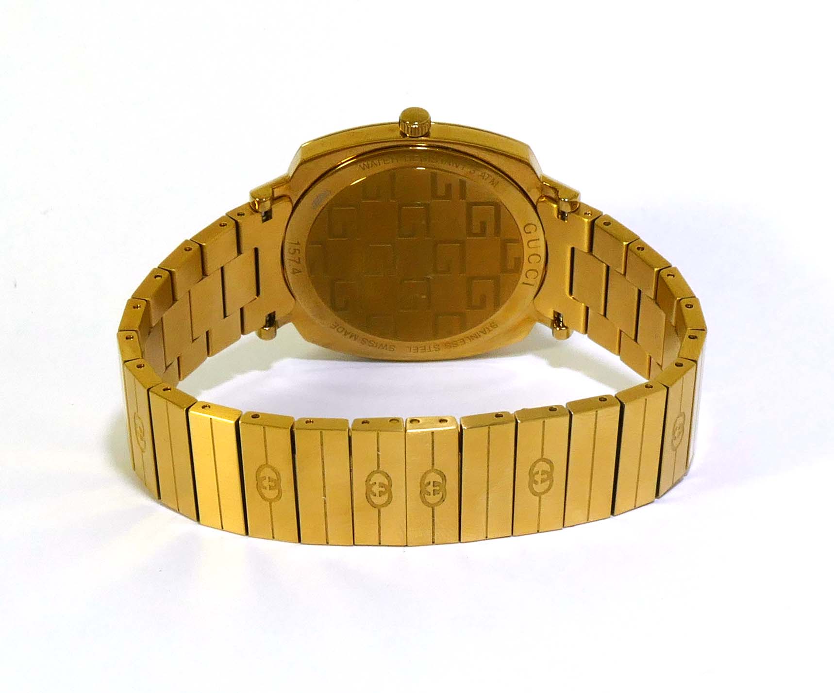 Gucci Grip Watch 35mm Gold-Tone YA157403 Unisex