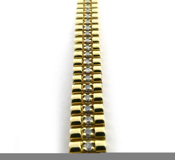 Mens Rolex Link Bracelet 8 14K Yellow Gold