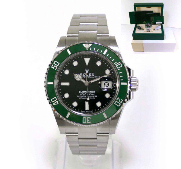 March 2021 New Rolex Submariner Date Kermit 41mm 126610LV Starbucks Box  Papers