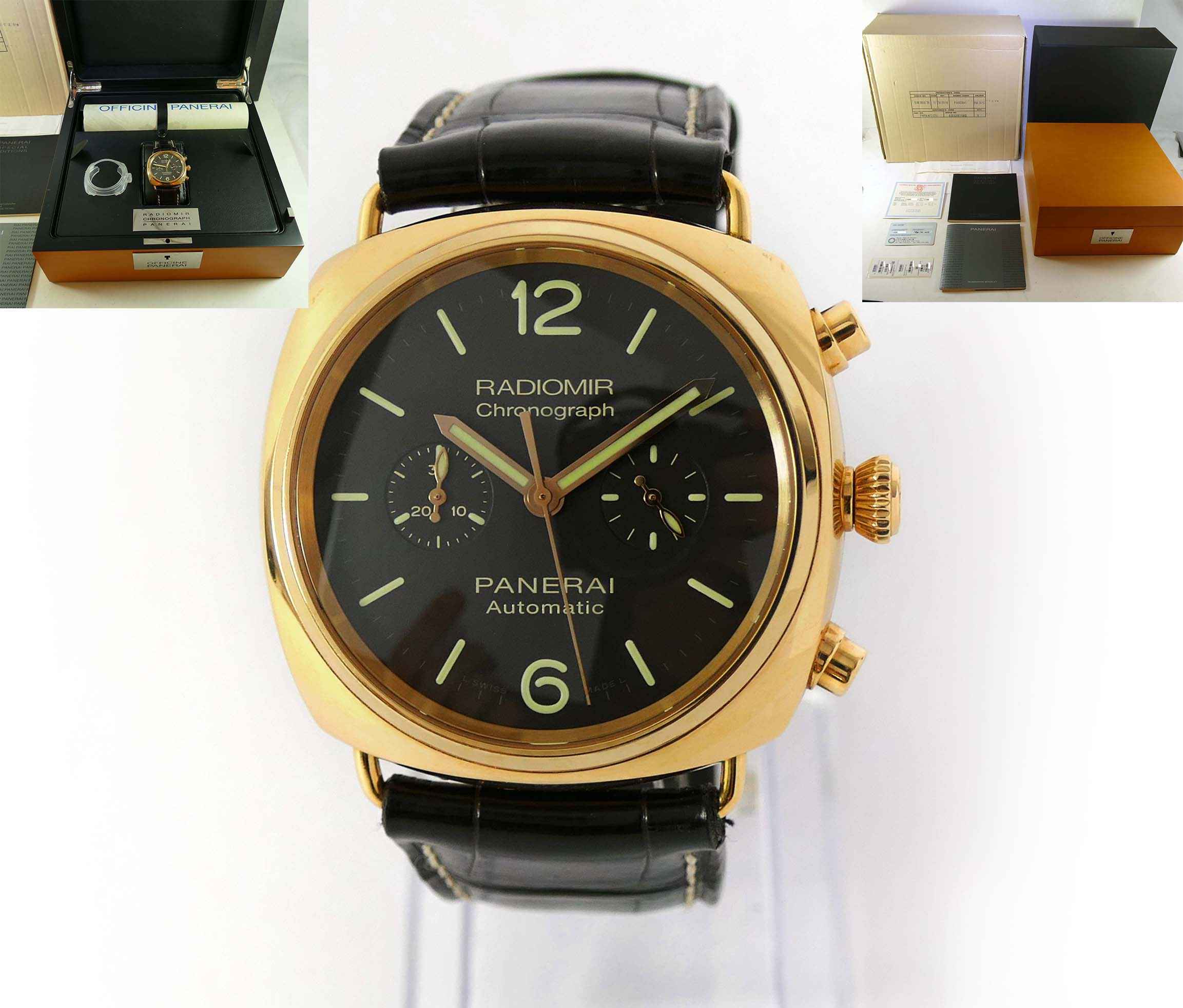 PAM00377 Panerai Radiomir Chronograph 18k Rose Gold