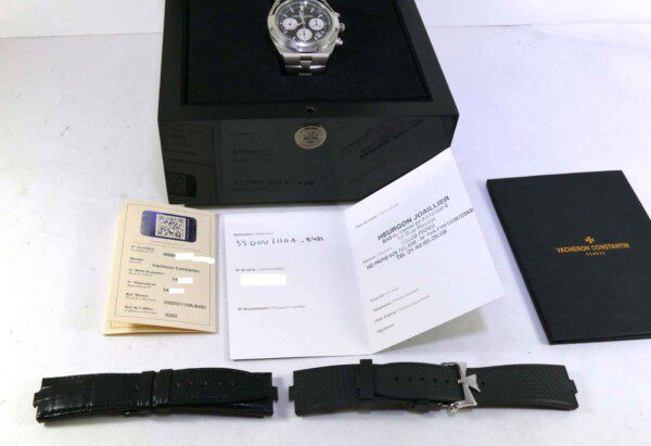 Vacheron Constantin Overseas Chronograph Black Dial 5500V/110A-B481 Box  Papers