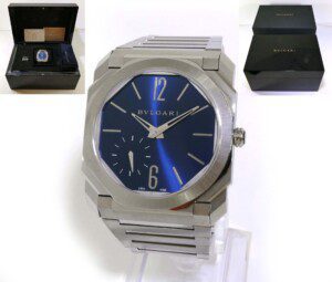 Bulgari Octo Finissimo Blue Dial TNS Diam