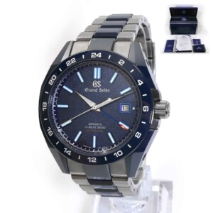 Grand Seiko Blue Ceramic Hi-Beat GMT Special Edition SBGJ229-A 46mm Box  Papers | TNS Diamonds Philadelphia