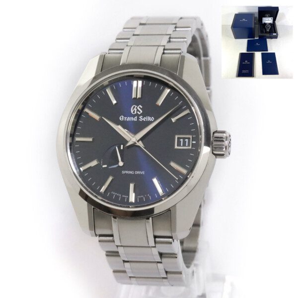 Grand Seiko Heritage Collection Spring Drive SBGA375 Blue Dial 40mm Box  Papers | TNS Diamonds Philadelphia