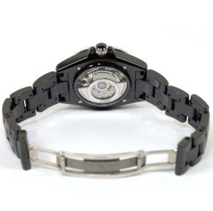 Chanel J12 Phantom H6185 38mm Black Ceramic Black Dial Box Papers