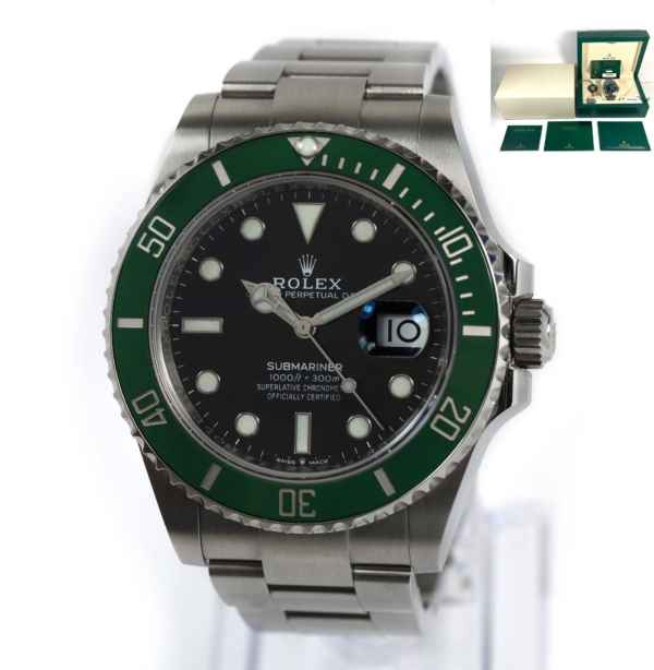 Rolex Submariner Date Stainless Starbucks Kermit 126610LV