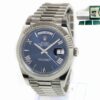 2022 Rolex Day-Date 40 228239 40MM White Gold Blue Roman Dial Box Papers