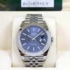 New 2024 Rolex Datejust 126300 41MM Blue Dial Smooth Jubilee Box Papers