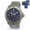 Tag Heuer Aquaracer Professional 200 Solargraph WBP1180 40MM Black Dial Titanium Box Booklets