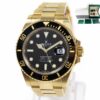 New 2023 Rolex Submariner Date 126618LN 41MM Black Dial 18K Yg Box Papers Stickers
