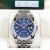 New 2024 Rolex Datejust 41MM 126300 Blue Motif Dial Smooth Jubilee Box Papers