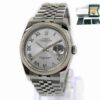 2006 Rolex Datejust 36 116234 36MM Silver Roman Dial Fluted Jubilee D-Serial