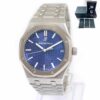 Audemars Piguet Royal Oak 15503BC 41MM Japan Blue Edition White Gold Box Papers