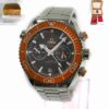 Omega Seamaster Planet Ocean Chronograph 215.30.46.51.99.001 45MM Grey Dial Box Papers
