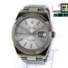 Rolex Datejust 126334 41MM Silver Dial Steel Oyster Fluted Box Papers