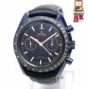 Omega Speedmaster Moonphase Blue Side Of The Moon 304.93.44.52.03.002 Aventurine Dial Box Papers