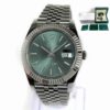 New 2023 Rolex Datejust 126334 41MM Mint Green Dial Fluted Jubilee Box Papers