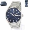 Tag Heuer Carrera Calibre 5 Day-Date WBN2012 41MM Blue Dial Steel Box Papers