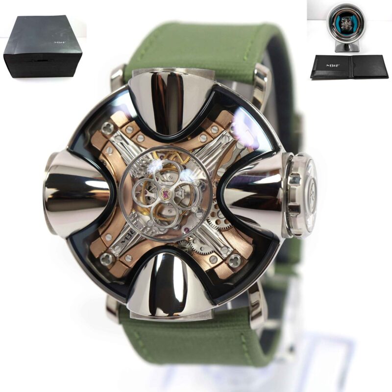 New Mb&f Machine 11 Architect HM11 Tourbillon 18K Rose Gold Titanium Box Papers