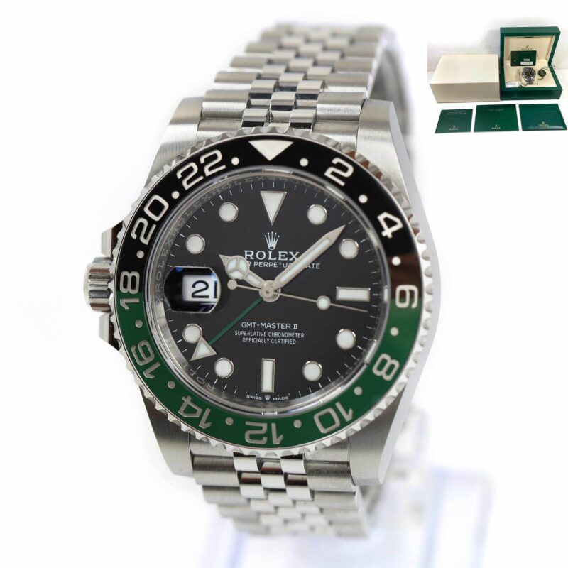 2023 Rolex GMT-Master II Sprite 126720VTNR 40MM Black Dial Jubilee Box Papers