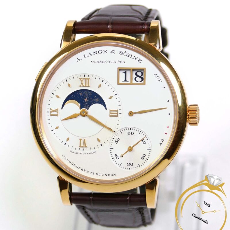 A. Lange & Sohne Grand Lange 1 Moonphase 18k Rose Gold 139.032 Box Papers