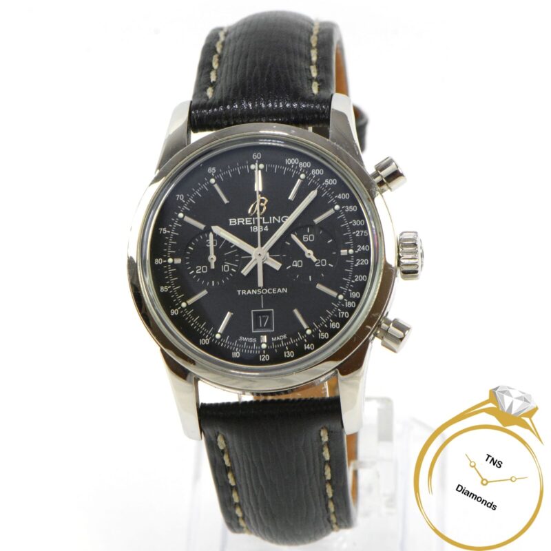 Breitling A4131012-BC06 Transocean Chronograph Automatic A41310 38mm Box Papers