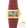 Cartier Tank Divan XL Ref. 2602 18k Yellow Gold 38mm Quartz Box Papers