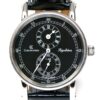 Chronoswiss Regulateur CH1223 steel watch with black dial, showcasing its unique regulator display.