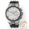 Concord C2 Chronograph Black Frost Factory Black Diamond Bezel 43mm Box Papers $10,900