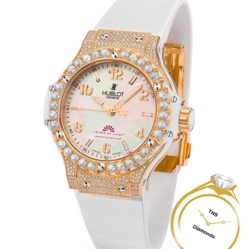 Hublot Crown of Light Diamond Big Bang 18k Pink Rose Gold 38mm Limited Edition