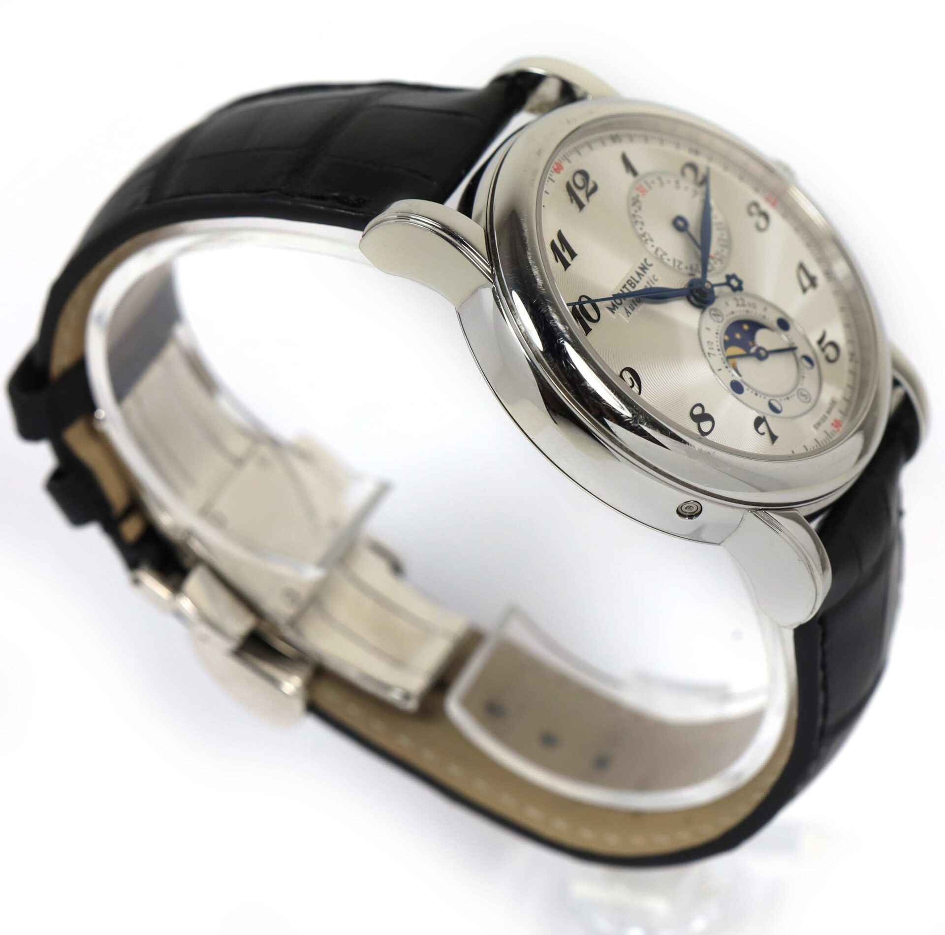 Montblanc Star Twin Moonphase 110642 42mm Silver Dial Box Papers