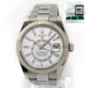 2020 Rolex Sky-Dweller White Index Dial Oyster Band WG 326934 42mm Complete
