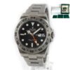 Mint Mar 2023 Rolex Explorer II 226570 Black Dial Stainless Steel 42mm Box Papers