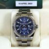 New April 2023 Rolex Sky-Dweller 326934 42mm Blue Dial Box Papers