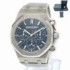 New Audemars Piguet Royal Oak Chronograph 26240ST 41MM Blue Dial Box Papers