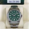 Dec 2022 New Rolex Oyster Perpetual 41 124300 Green Dial 41mm Box Papers